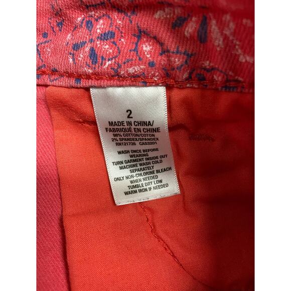 Tokyo Darling Womens Shorts Size 2 Red Bandana Print High Waisted Shorty Shortie - Picture 5 of 7